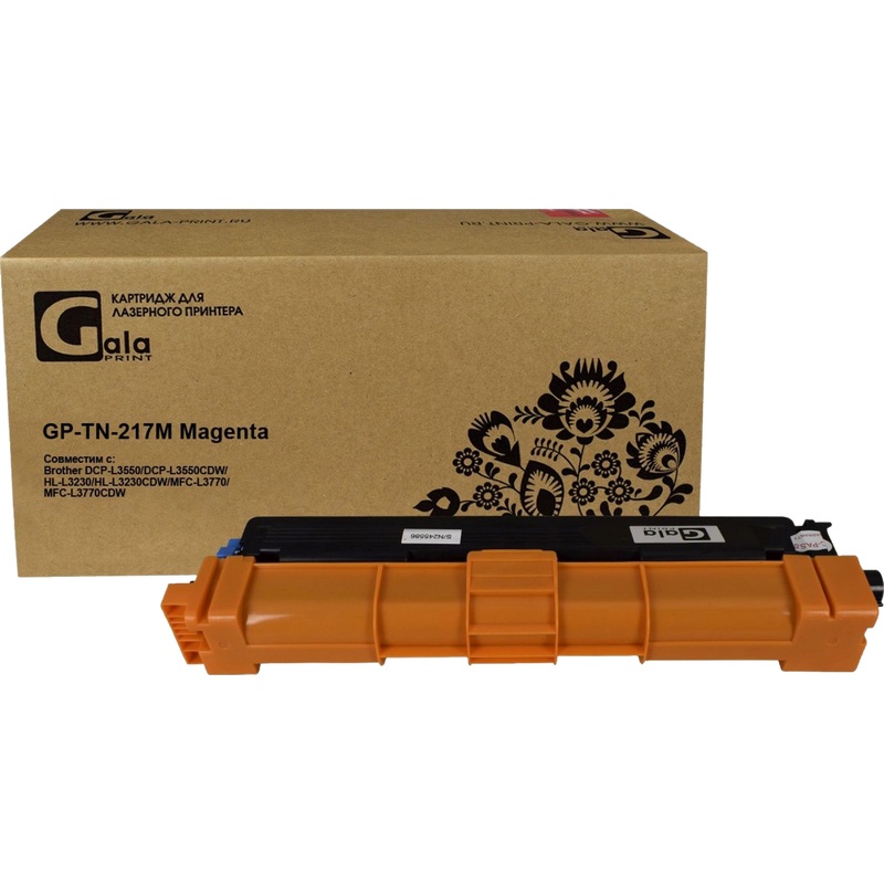 Изображение товара Тонер-картридж GalaPrint TN-217M GP-TN-217M пурпурный совместимый для Brother