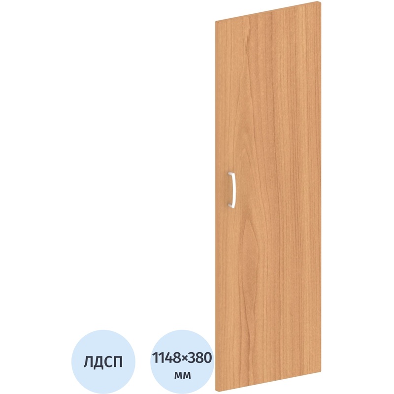 Изображение товара Дверь средняя Комус Мебель Easy One ЛДСП груша ароза 380х1148 мм