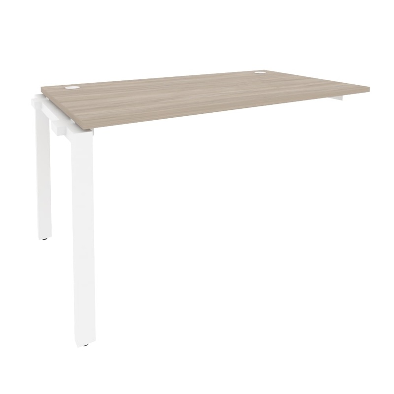 Изображение товара Элемент рабочей станции Onix-П O.MP-1.NRS-3.8 дуб аттик/белый 1380х800х750 мм