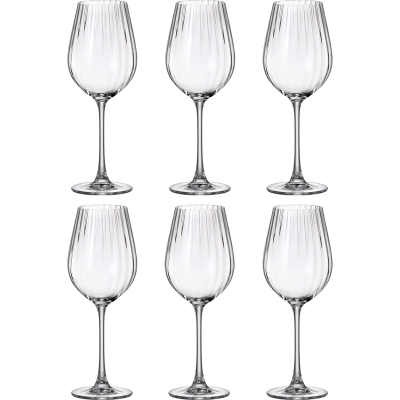 Изображение товара Набор бокалов для красного вина Crystal Bohemia Columba Optic 500 мл 6 шт