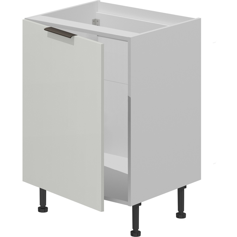 Изображение товара Кухонный шкаф под мойку VOK BM1D 72 60 белый альпийский белый шагрень