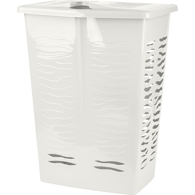 Изображение товара Корзина для белья Keeplex Regular 42 л белая 39.8х29.9х53.7 см