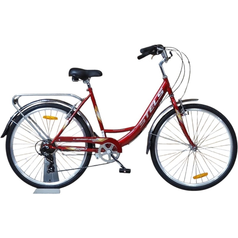 Изображение товара Велосипед городской Stels Legenda 290 V Z010 красный 26 дюймов 2025