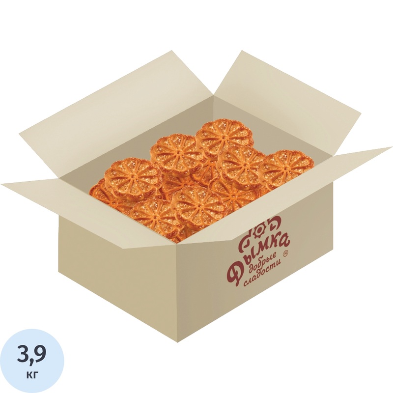 Изображение товара Печенье Дымка Вкусный апельсин 3.9 кг