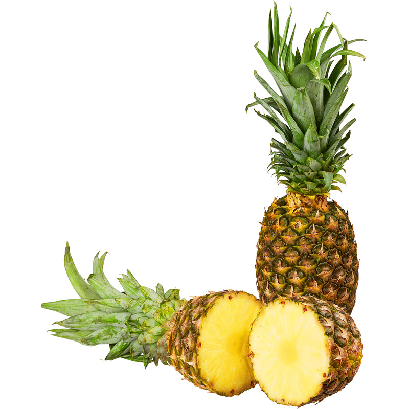 Изображение товара Ароматный свежий ананас 1 шт из Коста-Рики экологичная упаковка