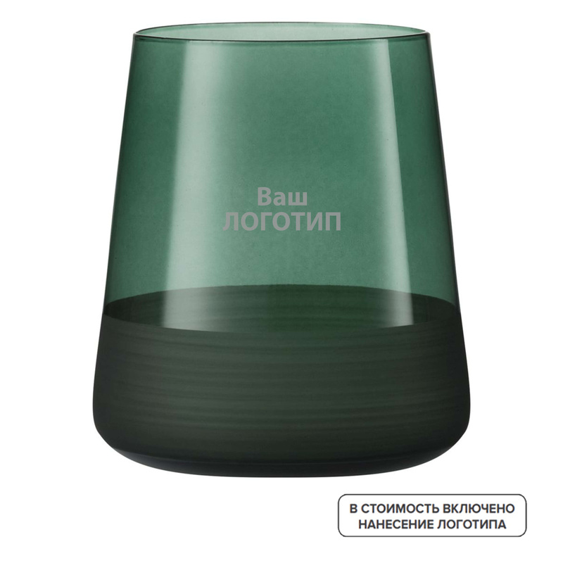 Изображение товара Стакан Portobello Emerald стеклянный 380 мл с гравировкой 24 шт в упаковке