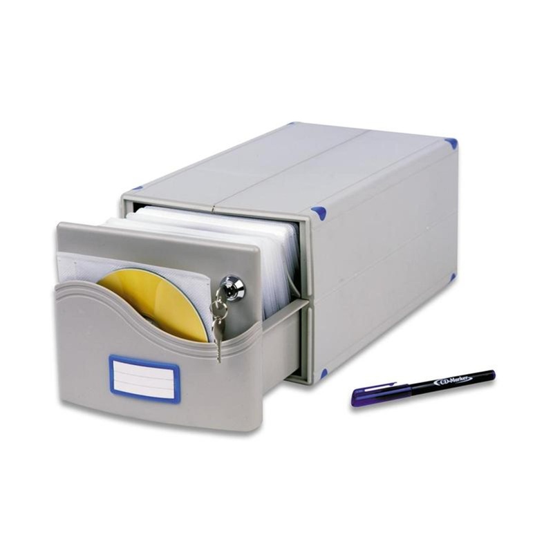 Изображение товара Уценка. Бокс для CD/DVD дисков ProfiOffice МВ-200 SL на 200 дисков в конверте