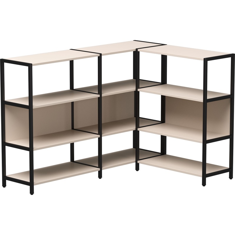 Изображение товара Стеллаж для документов EVO 254ST14GU9005 кашемир чёрный 1635х1215х1120 мм