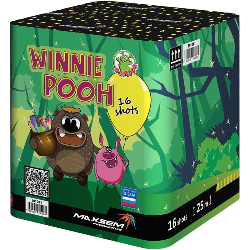 Изображение товара Батарея салютов Maxsem Winnie Pooh 16 залпов M1041