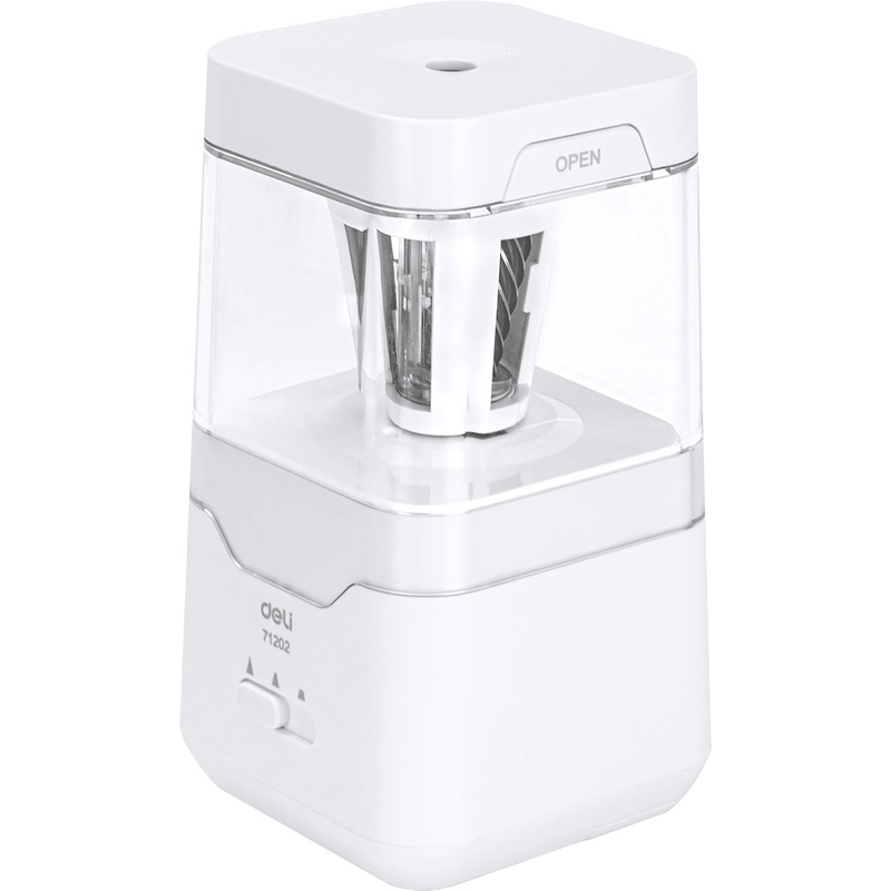 Изображение товара Электрическая точилка Deli для карандашей от 6.9 до 8 мм с USB и батарейным питанием