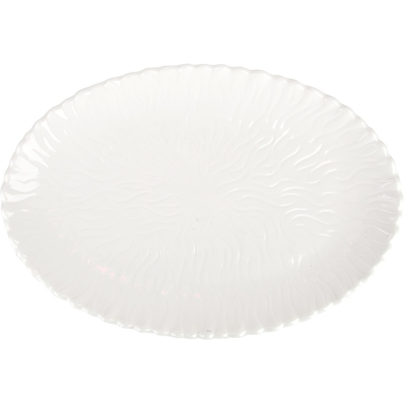 Изображение товара Блюдо сервировочное фарфоровое Nouvelle Home Маршмеллоу 34.5x23.5 см