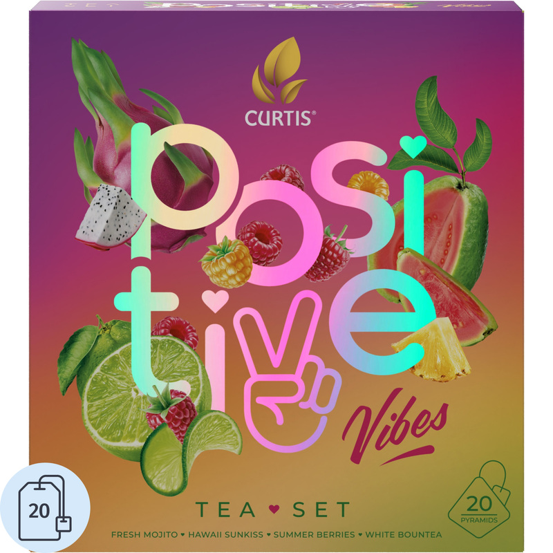 Изображение товара Чай ассорти Curtis Positive Vibes Tea Set 20 пирамидок