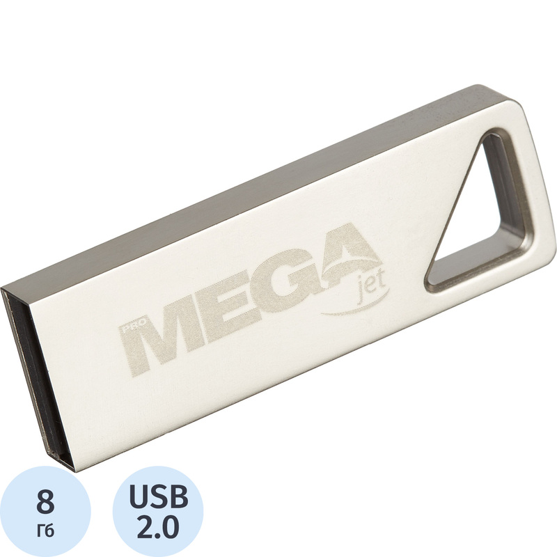 Изображение товара Флешка USB 2.0 8 ГБ ProMega jet NTU326U2008GS надежное переносное хранилище данных