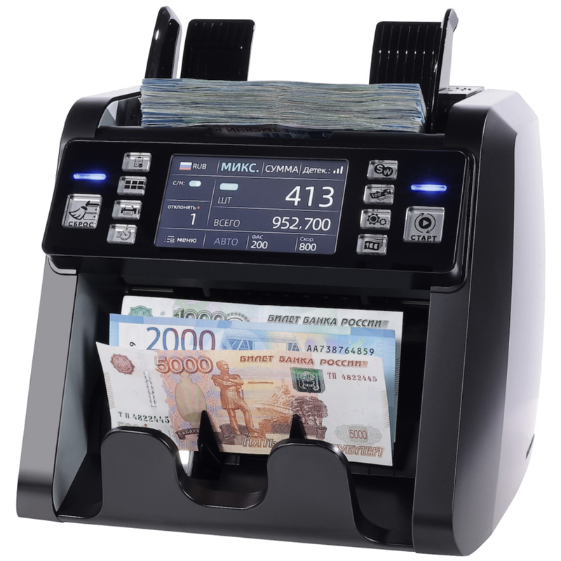 Изображение товара Счетчик банкнот Magner 130 с мультивалютной детекцией и высокой скоростью счета