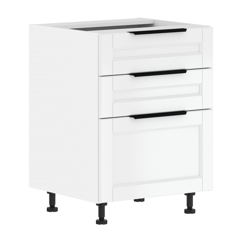 Изображение товара Напольный шкаф Sicilia MOB 6082.2C с ящиками белая эмаль 600х560х820 мм