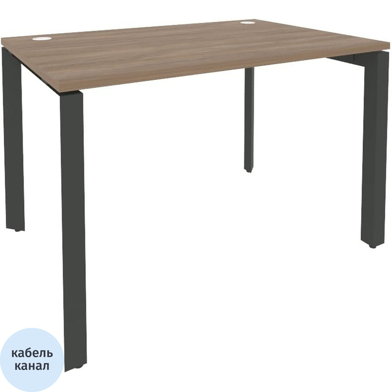 Изображение товара Стол прямой ONIX-П O.MP-SP-2.8 дуб аризона антрацит 1180x800x750 мм