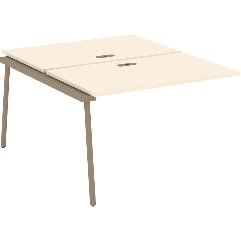 Изображение товара Рабочая станция Estetica ES.2.NRS-2-LP (сатин/латте металл, 1180х1500х750 мм)