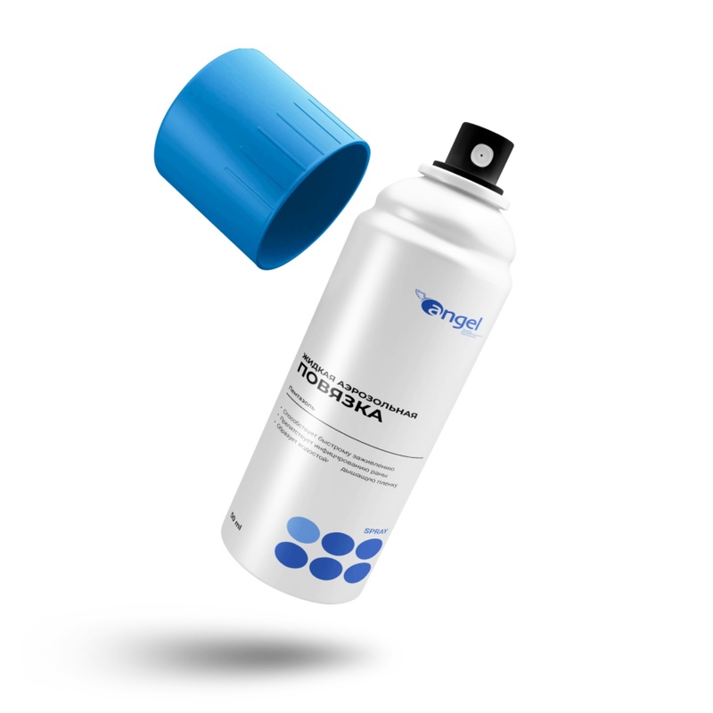 Изображение товара Жидкая аэрозольная повязка Пентазоль Angel 50 мл для первой помощи и обработки ран