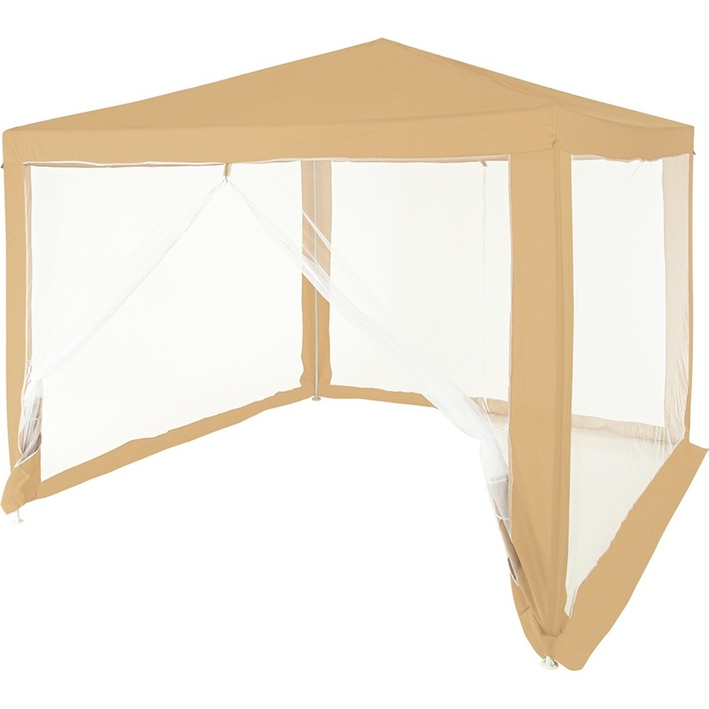 Изображение товара Садовый тент Green Glade 1040 3000х3000х2500 мм полиэстер сталь бежевый