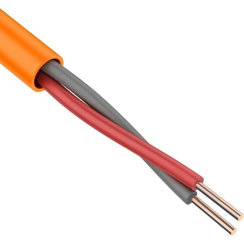 Изображение товара Кабель Технокабель-НН КПСЭнг(А)-FRLS 2х0.5 ГОСТ ТУ 300 В оранжевый огнестойкий (200 м, бухта)