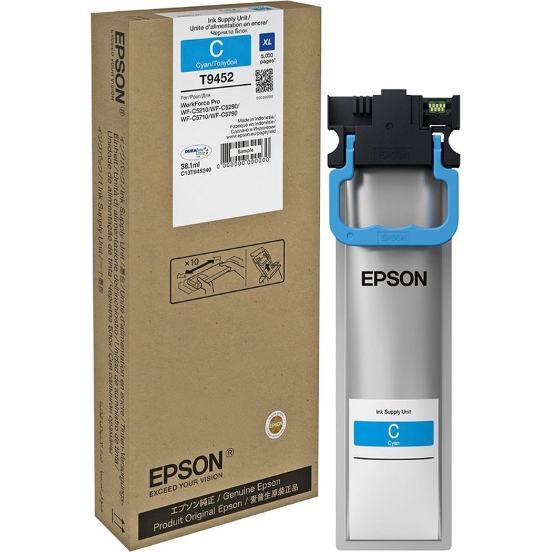Изображение товара Картридж Epson C13T945240 голубой оригинальный