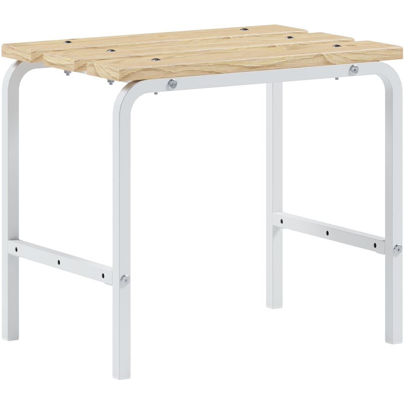 Изображение товара Скамья для раздевалок Металл-Завод сосна (дерево, металл, 430х350х450 мм)