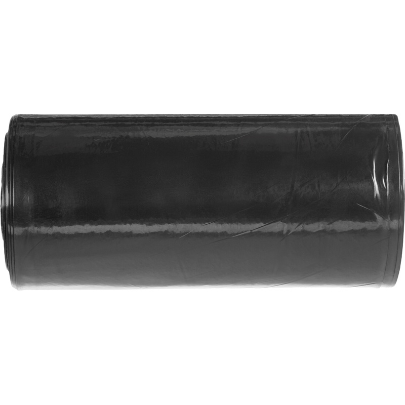 Изображение товара Мешки для мусора 120 л черные ПВД, рулон, 10 штук, Россия