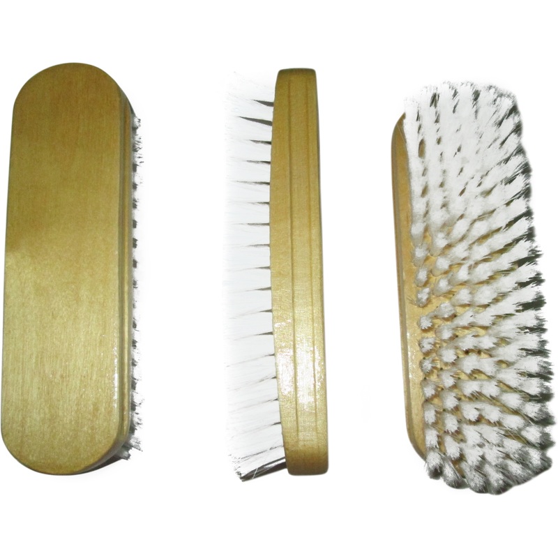 Изображение товара Щётка для одежды деревянное основание 16x4.5 см лаковая упаковка 12 шт