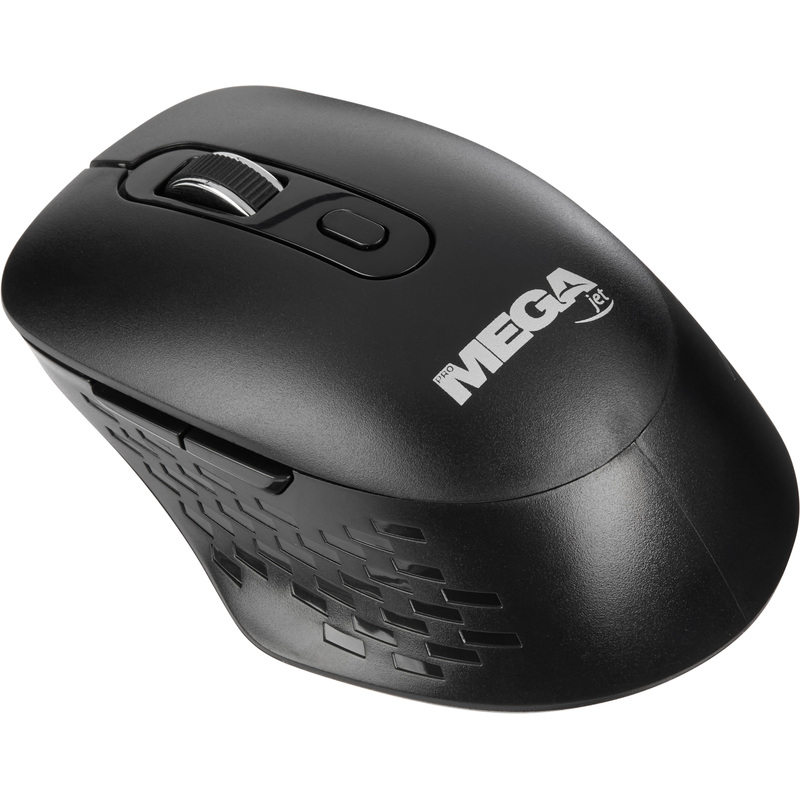 Изображение товара Мышь беспроводная ProMega jet WM001 чёрная с высоким разрешением 1600 dpi
