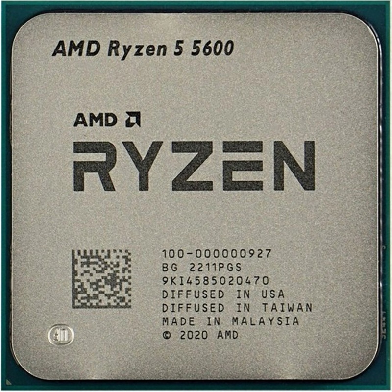 Изображение товара Процессор AMD Ryzen 5 5600X OEM 6 ядер 12 потоков DDR4 3,5-4,4 ГГц