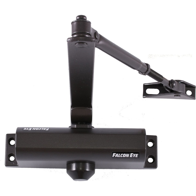 Изображение товара Дверной доводчик FE-B3W до 65 кг бронзовый регулируемый рычажной тип