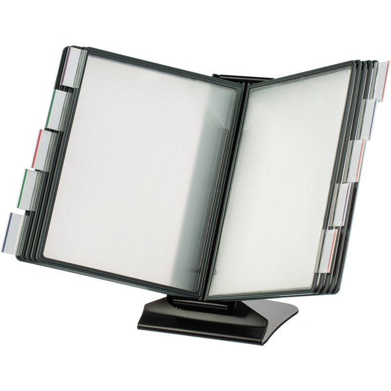 Изображение товара Настольная демосистема Attache FDS016 с 10 панелями формата A4 серого цвета