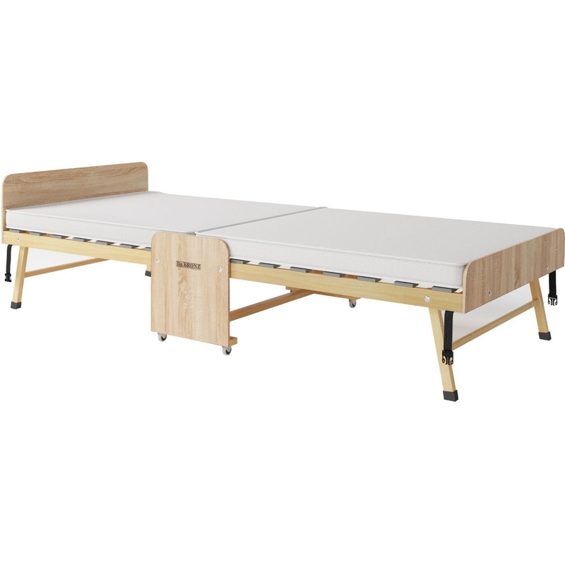 Изображение товара Раскладная кровать Основа сна с ортопедическими ламелями и матрасом холофайбер