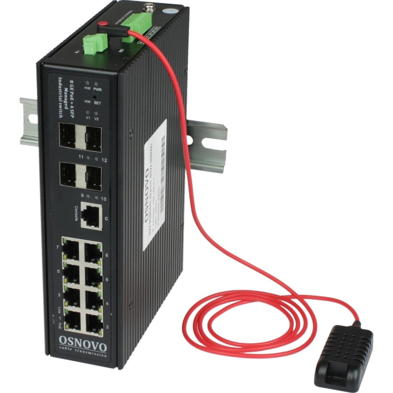 Изображение товара Коммутатор Osnovo SW-80804/ILS (port 90W 300W)