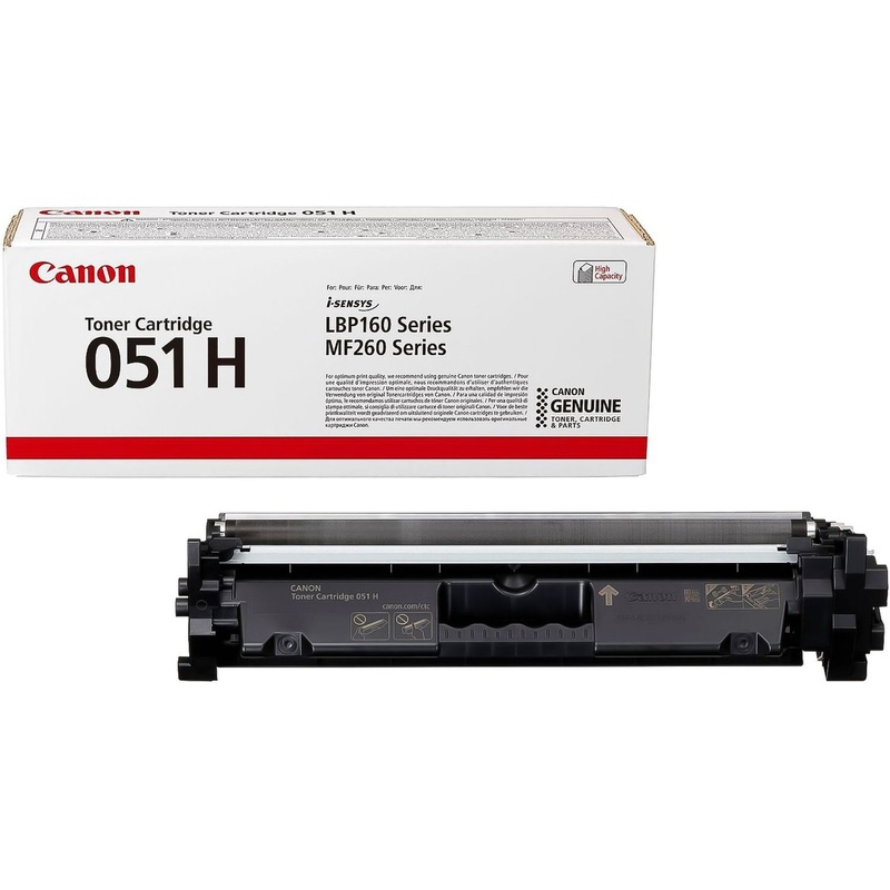Изображение товара Лазерный картридж Canon 051H 2169C002 черный оригинальный повышенной емкости