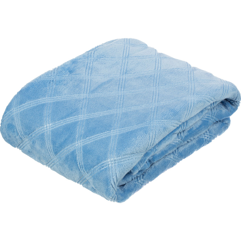 Изображение товара Плед Luscan микрофибра 150х200 см синий