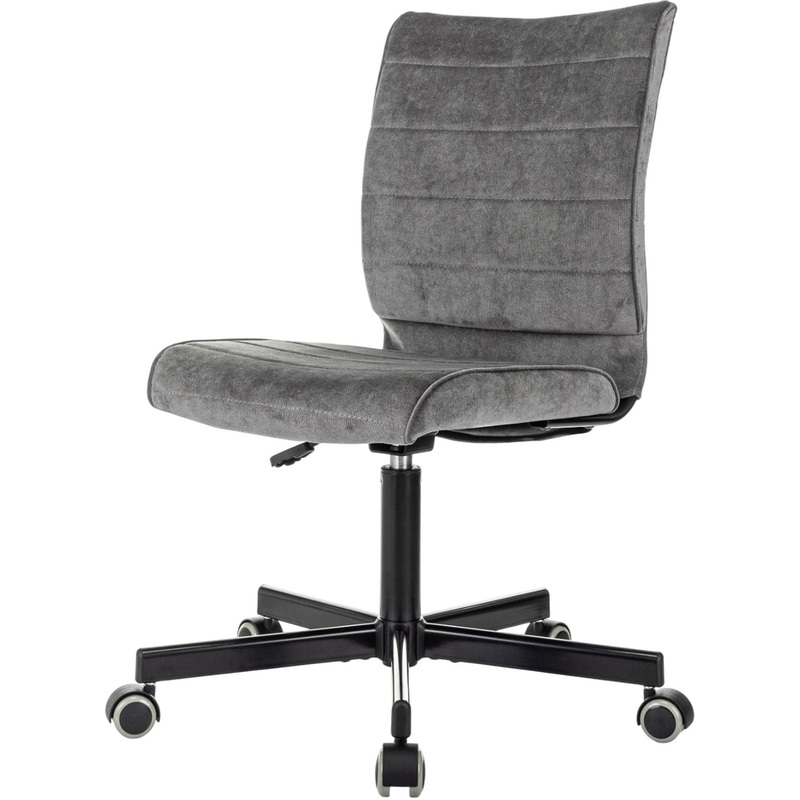 Изображение товара Кресло офисное Easy Chair 303 серое (велюр, металл)