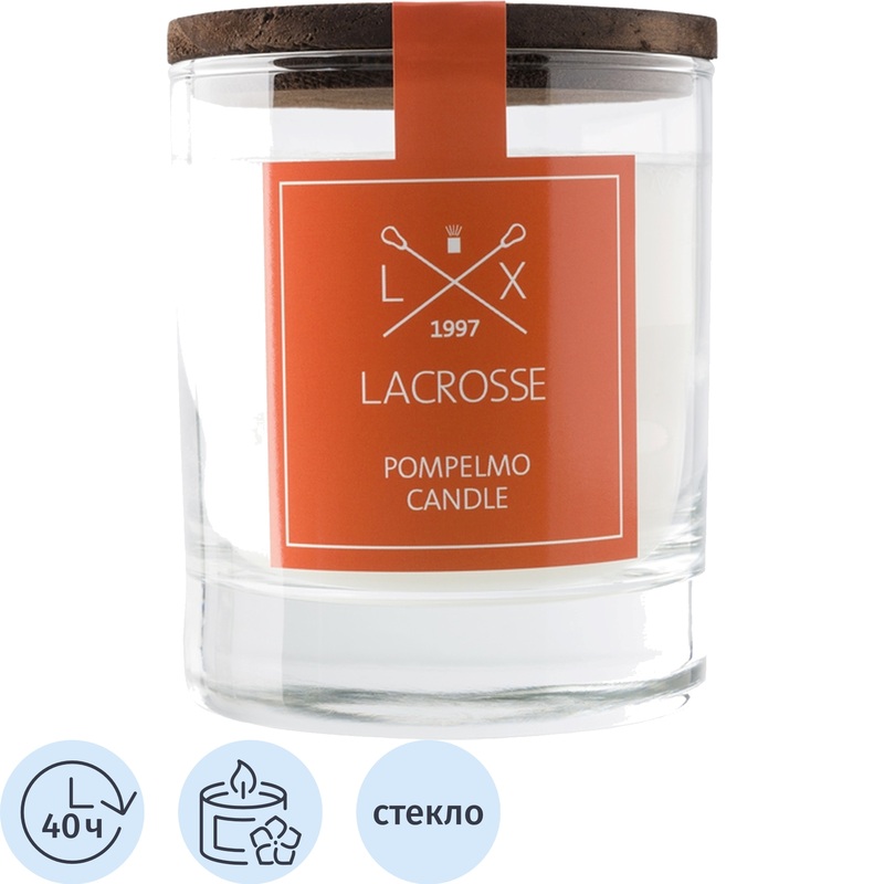 Изображение товара Ароматическая свеча в банке Ambientair Грейпфрут 40 часов горения