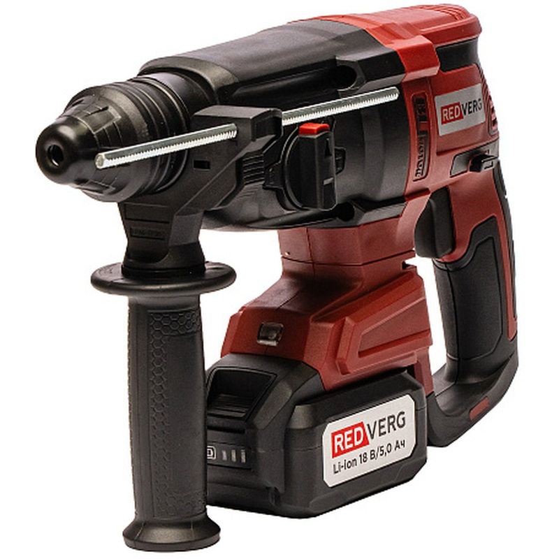 Изображение товара Перфоратор аккумуляторный Redverg RD-RH18-24BLK/U для ударного бурения