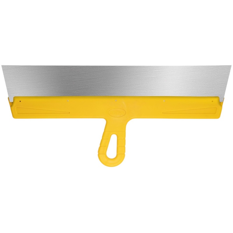 Изображение товара Шпатель фасадный Бибер нержавеющая сталь 450 мм для строительных работ