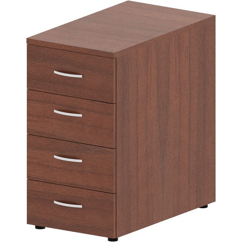 Изображение товара Тумба приставная Рондо ТС04 орех 4 ящика 406х600х755 мм