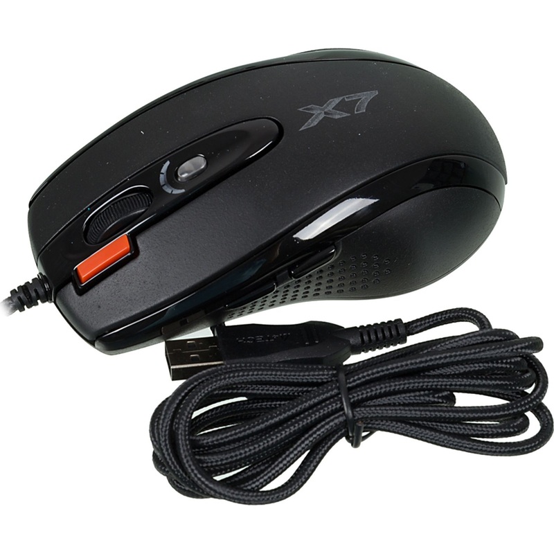 Изображение товара Игровая мышь A4tech XL-750BK черная, лазерная, USB, 3600 dpi