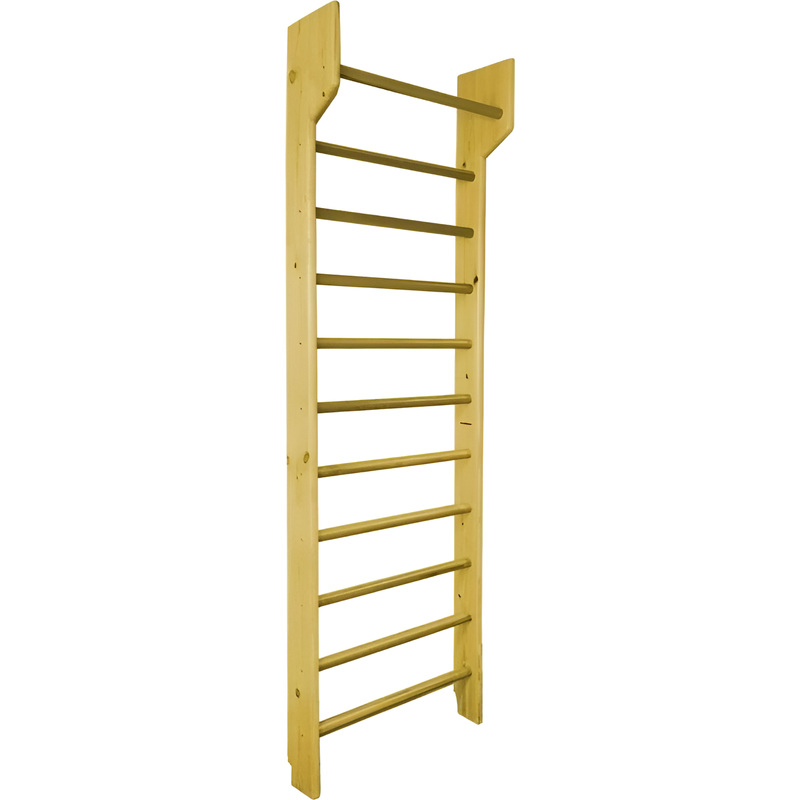 Изображение товара Деревянная шведская стенка с турником 1x3 м для учебных и спортивных учреждений