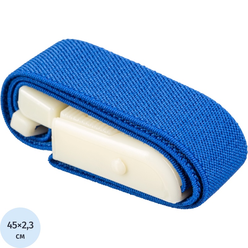 Изображение товара Жгут венозный ФЭСТ взрослый многоразовый 45x2.3 см (5 штук в упаковке, 3708)