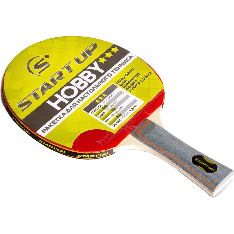 Изображение товара Ракетка для настольного тенниса Start Up Hobby 3 Star