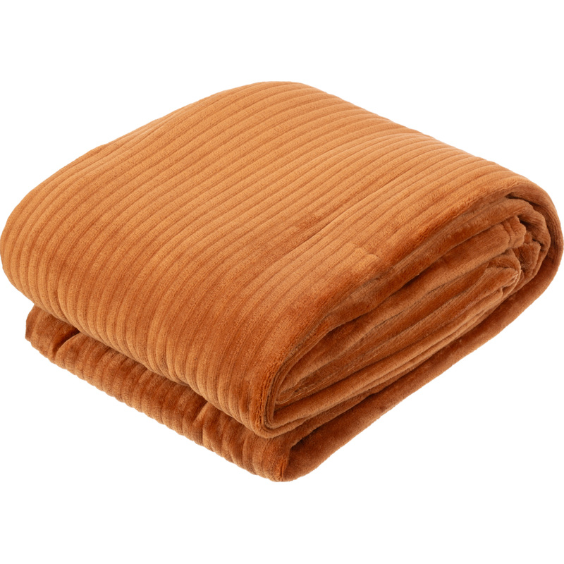 Изображение товара Плед Luscan микрофибра 200x220 см шоколадный для дома и отдыха