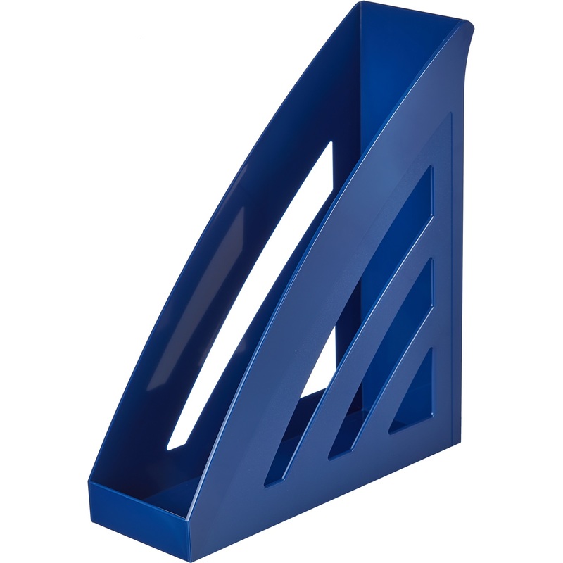 Изображение товара Вертикальный пластиковый лоток для бумаг А4 синего цвета Attache Success