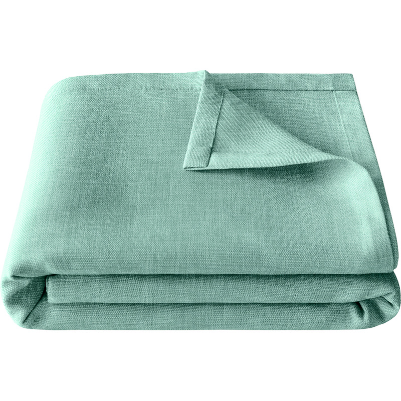 Изображение товара Покрывало Волшебная ночь рогожка 140x220 см бирюзовое для спальни и интерьера