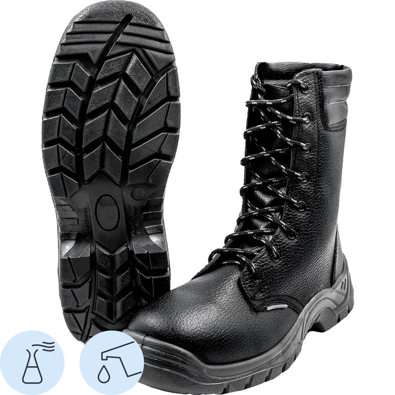 Изображение товара Рабочие ботинки с высоким берцем Baltsafety 3219Т черные 43 Соответствуют стандартам безопасности