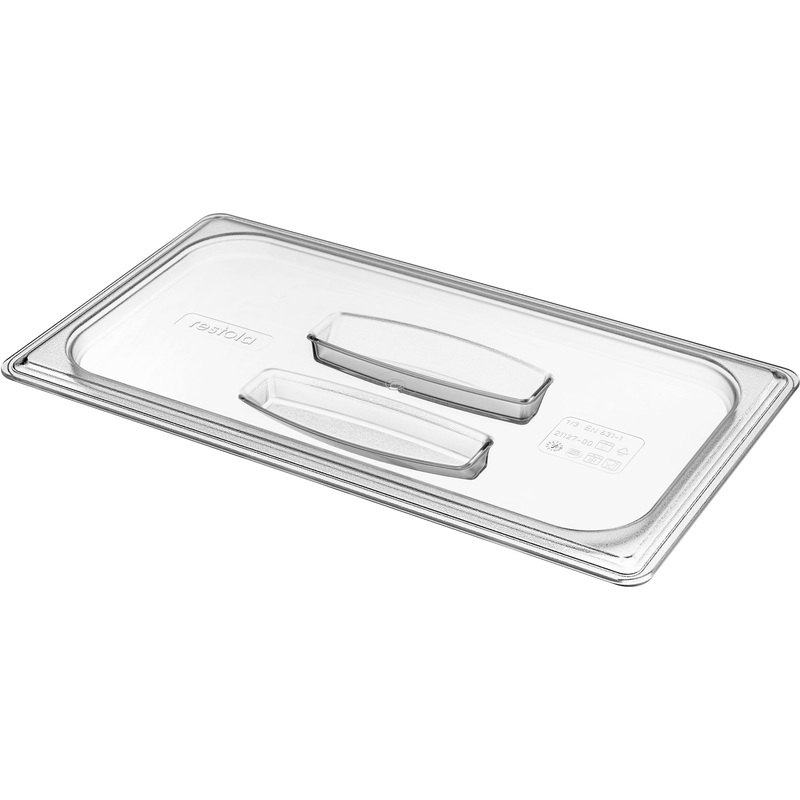 Изображение товара Крышка для гастроёмкости Restola GN 1/3 поликарбонат 32.5х17.5 см
